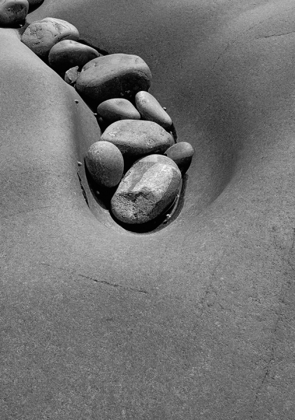 Photograph Morgan Howarth Tide Worn Rocks on One Eyeland